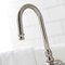 Kingston Brass CA3T8 3-3/8" Tub Wall Mount Clawfoot Tub Faucet, Brushed Nickel CA3T8 - alternate 3
